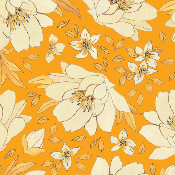 Wall Art - Yellow Floral Design