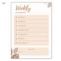 Weekly Dry Erase Planners for Teachers & More 
