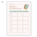 Weekly Lesson Plan - Help stay organized through the week by writing down your lesson plans ahead of time. 