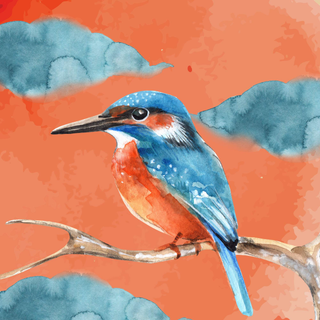 Bird Abstract Print 
