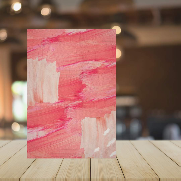 Wood Block Print - Abstract Paint 