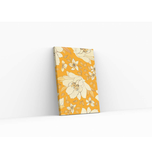 Canvas Print - Yellow Floral Design