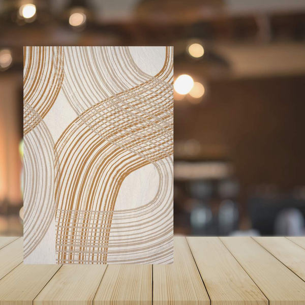 Wood Print - Line Design