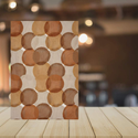 Wood Block Print - Dot Pattern 