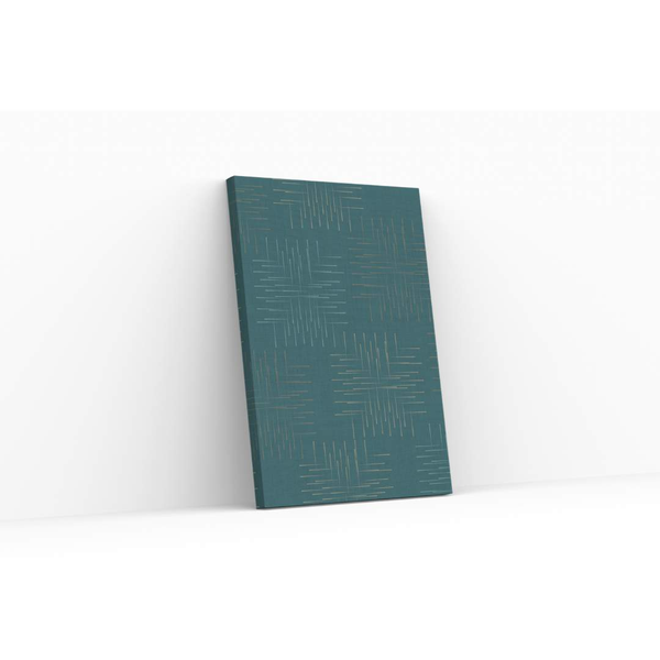 Canvas Prints - Teal Grid