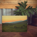 Wood Print - Yellowstone Scenery 